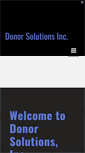 Mobile Screenshot of donorsolutionsinc.com